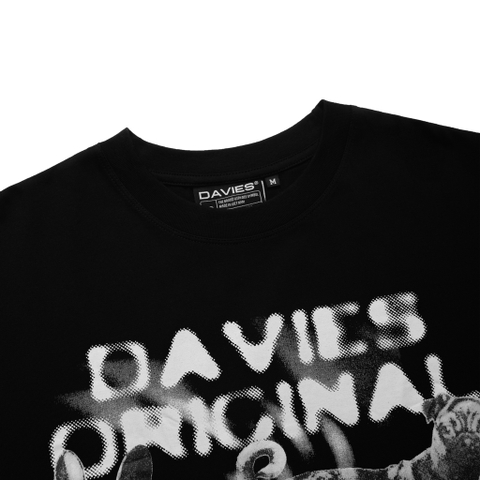 D26-T6 Tee Puppy Crew Đen