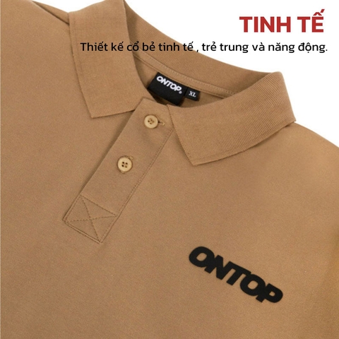 O14-T6 Polo Basic-Nâu