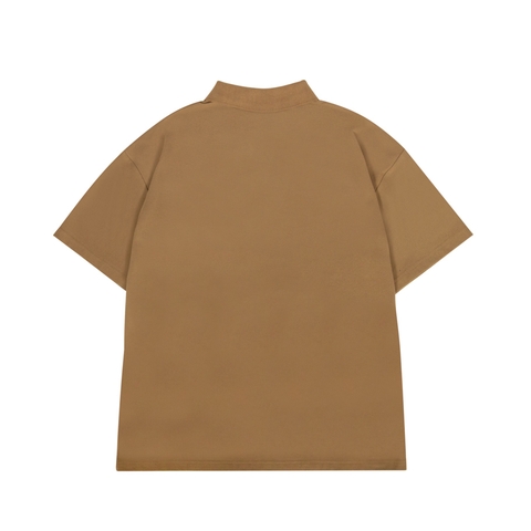 O14-T6 Polo Basic-Nâu