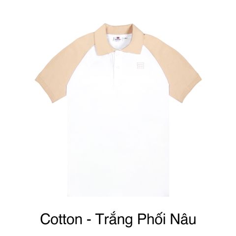 H7-T10 Áo polo Hiddle tay raglan phối màu HI