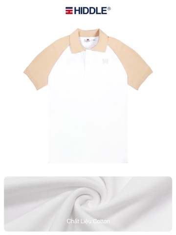 H7-T10 Áo polo Hiddle tay raglan phối màu HI