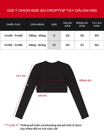 DSS Long Sleeve Croptop Drift Tee