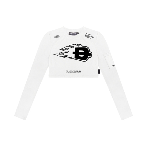 DSS Long Sleeve Croptop Drift Tee