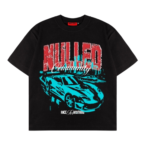 Áo thun đen in hình Community Tee N-T8