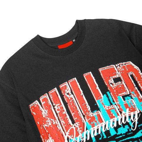 Áo thun đen in hình Community Tee N-T8