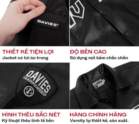 DSW Varsity Leather Jacket