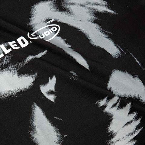 Áo phông tay ngắn form rộng local brand NULLED Glitch Tee N-T7