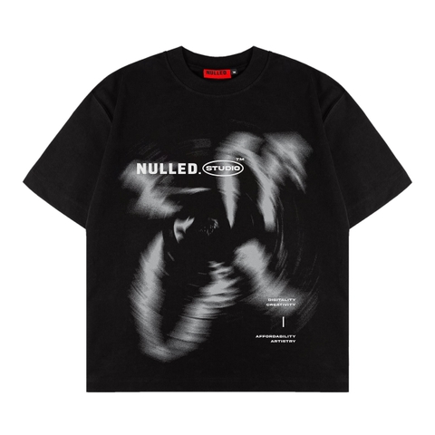 Áo phông tay ngắn form rộng local brand NULLED Glitch Tee N-T7