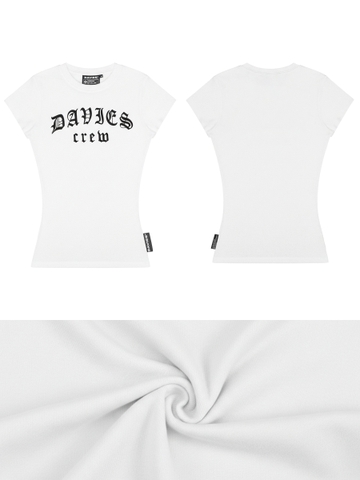 DSS Gothic Crew Top - Trắng