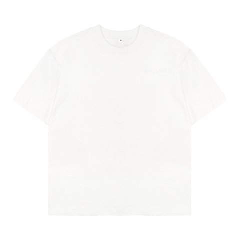 Áo thun trắng boxy NULLED Tee N-T24-T