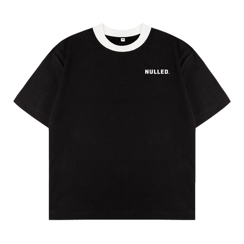 Áo thun đen phối cổ NULLED Tee N-T25-DVT