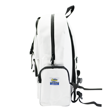 K-P1 Logo Backpack - WHITE