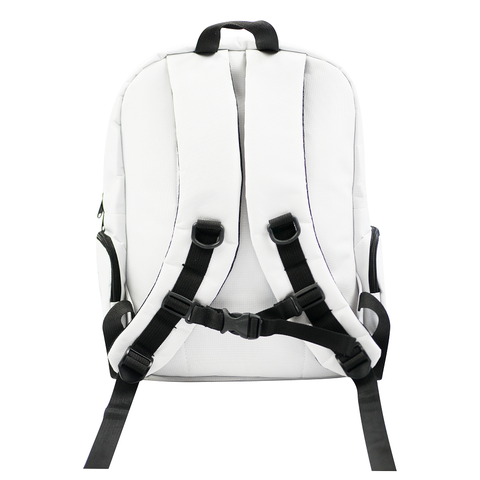 K-P1 Logo Backpack - WHITE