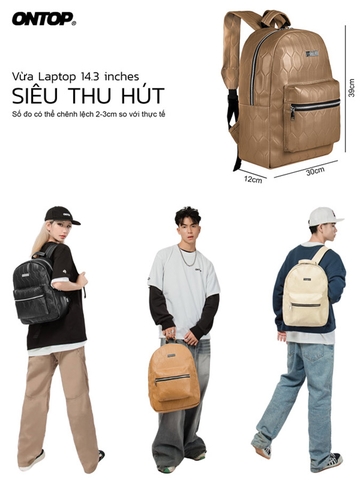 ONTOP Backpack LEVEL with Quilting