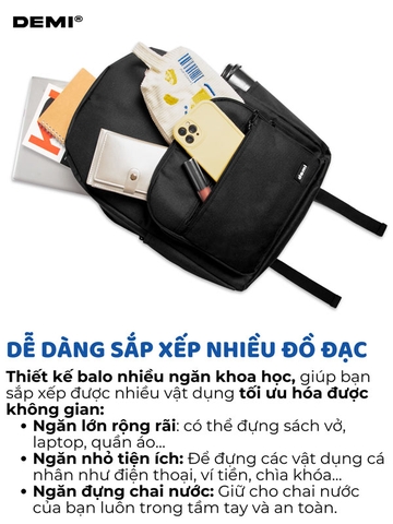 Balo đi học đẹp giá rẻ DE-P08