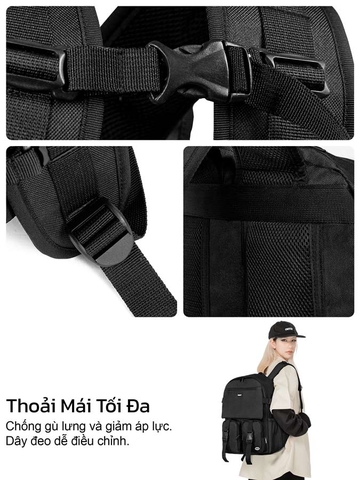 ONTOP Buckle Backpack Pos-Pro