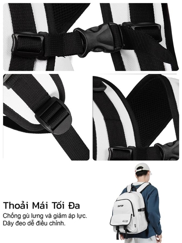 ONTOP Ulti Backpack-Trắng