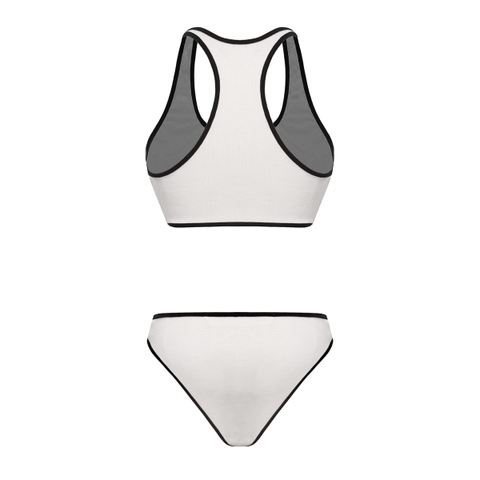 SISTERS Bikini 2 mảnh khoá kéo ngực Ariel