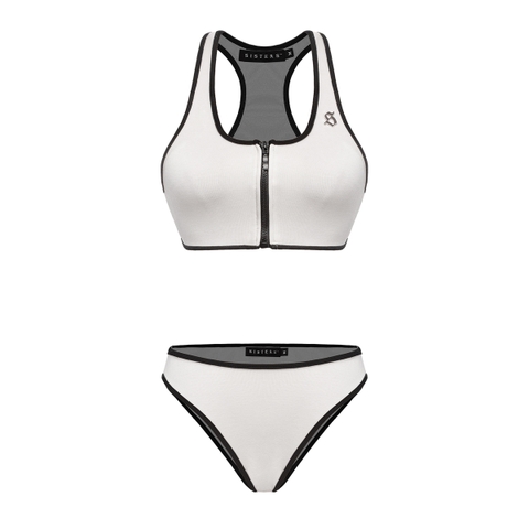 SISTERS Bikini 2 mảnh khoá kéo ngực Ariel