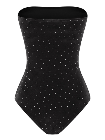 Bikini đi biển nữ 1 mảnh cúp ngực SISTERS có mút ngực đính đá