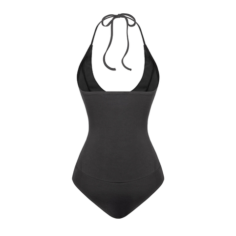 SISTERS Bodysuit cổ yếm Yedda - Đen