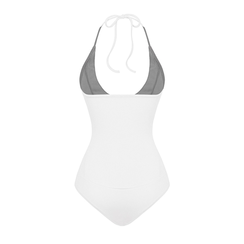 SISTERS Bodysuit cổ yếm Yedda - Trắng