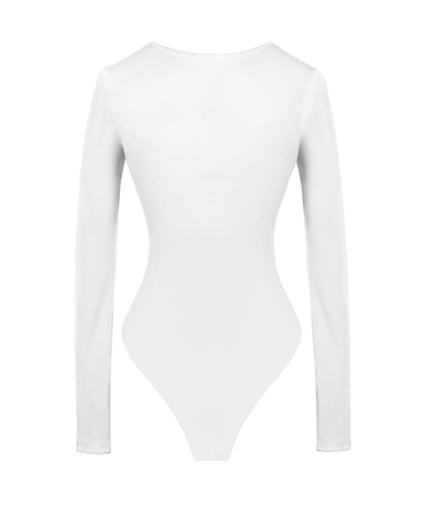 Sisters Bodysuit tay dài cổ tim Downie