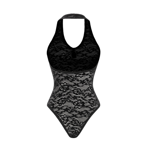 SISTERS Bodysuit ren cổ yếm Rosy