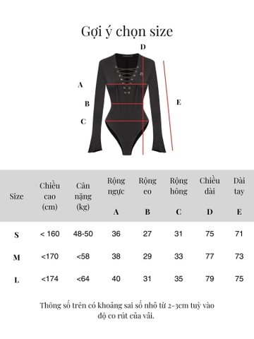 SISTERS Bodysuit xẻ cổ đan dây ngực Dionysus