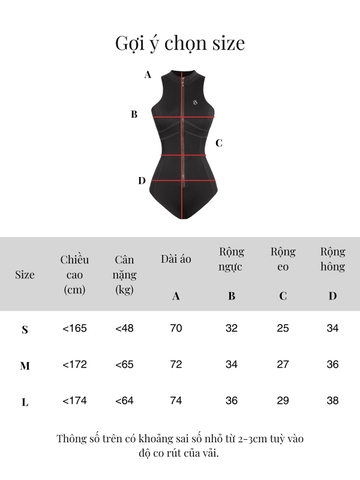 SISTERS Bodysuit cao cổ kéo khoá Athena