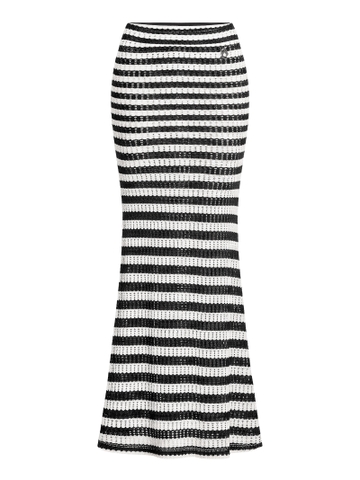 SISTERS Chân váy dài sọc ngang Vivienne