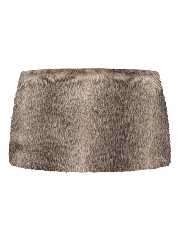 SISTERS Chân váy lông Hattie - Nâu