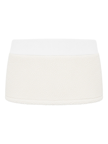 SISTERS Chân váy phối lông cừu Sugarplum - Trắng