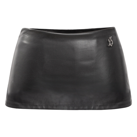 SISTERS Chân váy da Mini Skirt Keely