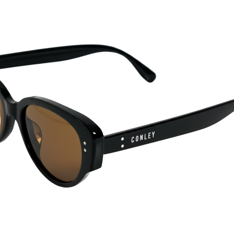 Kính Mát Oval CONLEY Chống UV400, Gọng Acetate Cao Cấp | CO-0122-DN