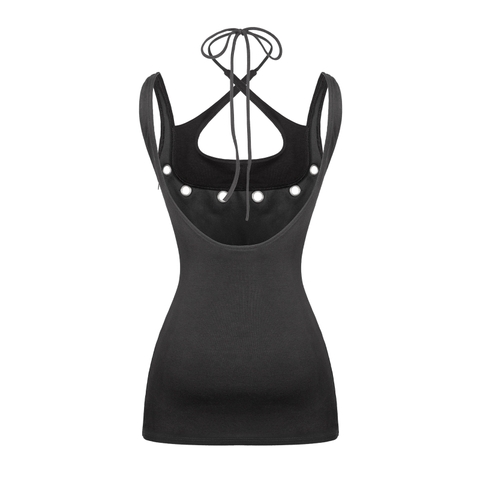 SISTERS Áo body hai dây phối khoen ngực Aisha