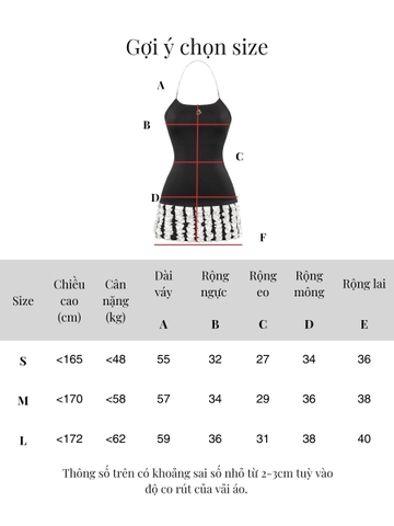 SISTERS Váy đầm body cúp ngực Jewel