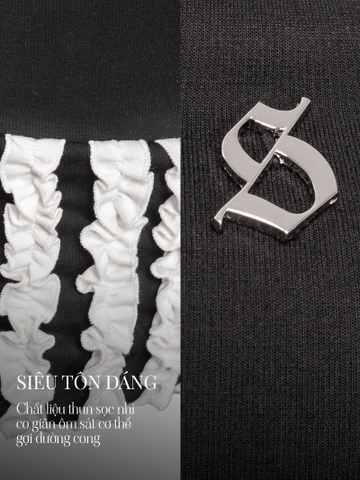 SISTERS Váy đầm body cúp ngực Jewel