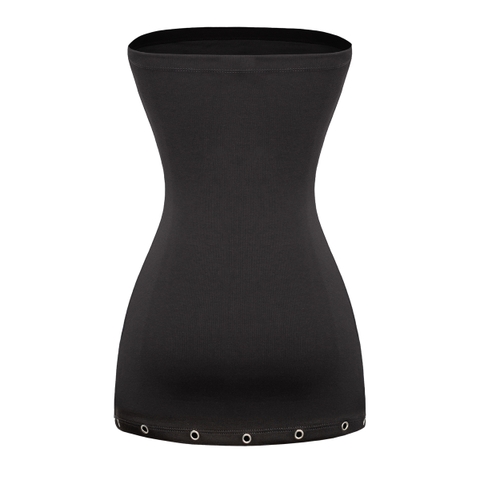 Đầm body cúp ngực ngắn phối khoen SISTERS