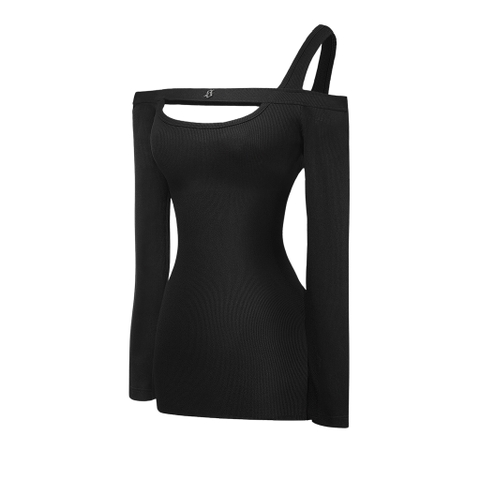 Sisters Váy đầm body khoét ngực trễ vai Calis