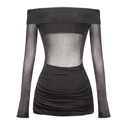 SISTERS Váy đầm body trễ vai Fanny