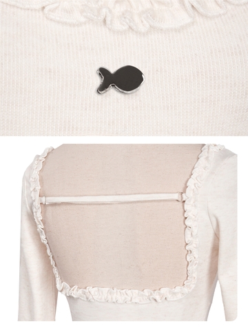 DKMV Cather Dress - Xám trắng