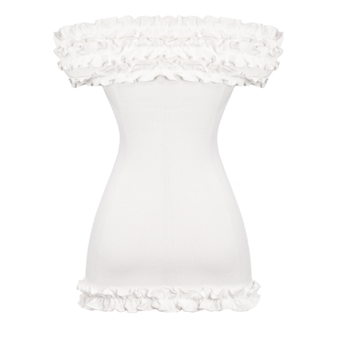 SISTERS Váy đầm body nhún vai Charmy