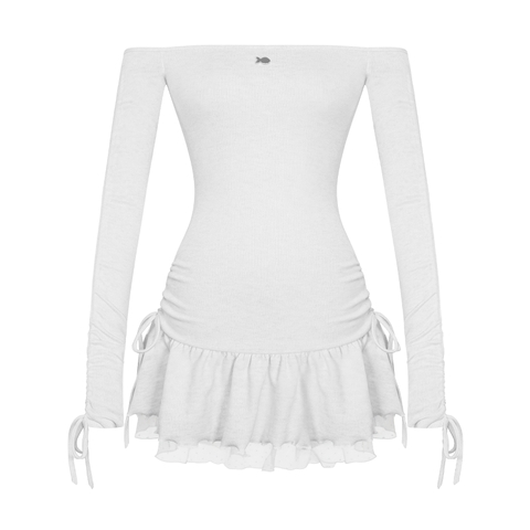 DKMV Liz Dress - Xám trắng