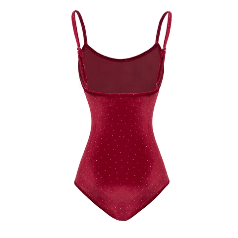 SISTERS Swimsuit hai dây nhung kim sa Bridgette