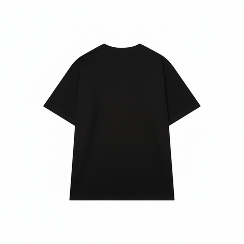 Áo thun trơn HAMCHOI form rộng cotton cao cấp thoáng mát cổ tròn basic dễ phối đồ màu Đen