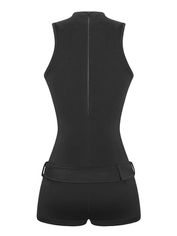 SISTERS Jump đùi cao cổ kèm nịt Frosting - Đen