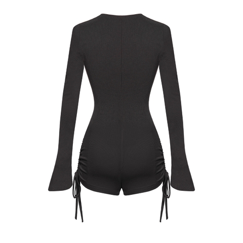 SISTERS Jump đùi xẻ cổ đan dây ngực Rishi