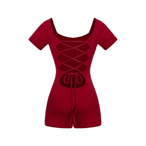 SISTERS Jump đùi đan dây lưng Landii