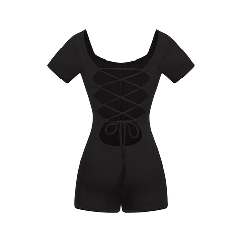 SISTERS Jump đùi đan dây lưng Landii